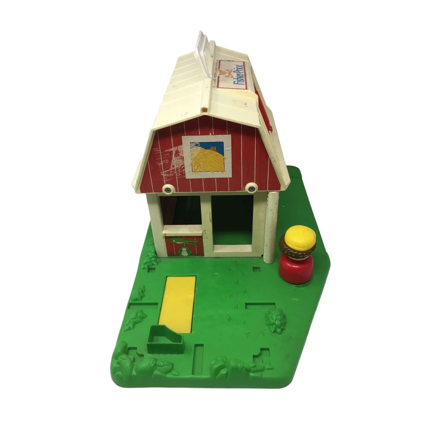 Vintage Fisher Price Little People Play Family Farm Barn Toy - A+ Stuff