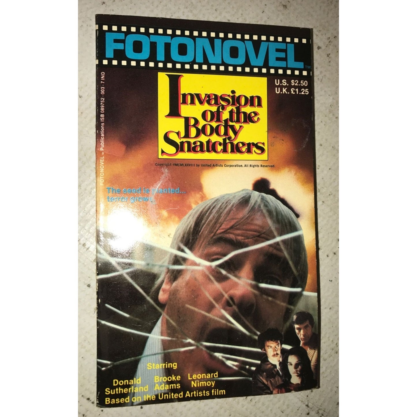 Fotonovel: Invasion of the Body Snatchers Book by Jack Finney