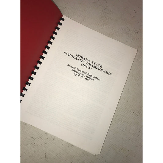 Indiana State Scholastic Championship (ISCA) Arsenal Technical High School 1997