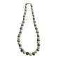 14kt Gold Hand Knotted 7mm Peacock Black (Bluish) & White Pearl Necklace 17" - Unbranded - A+ Stuff