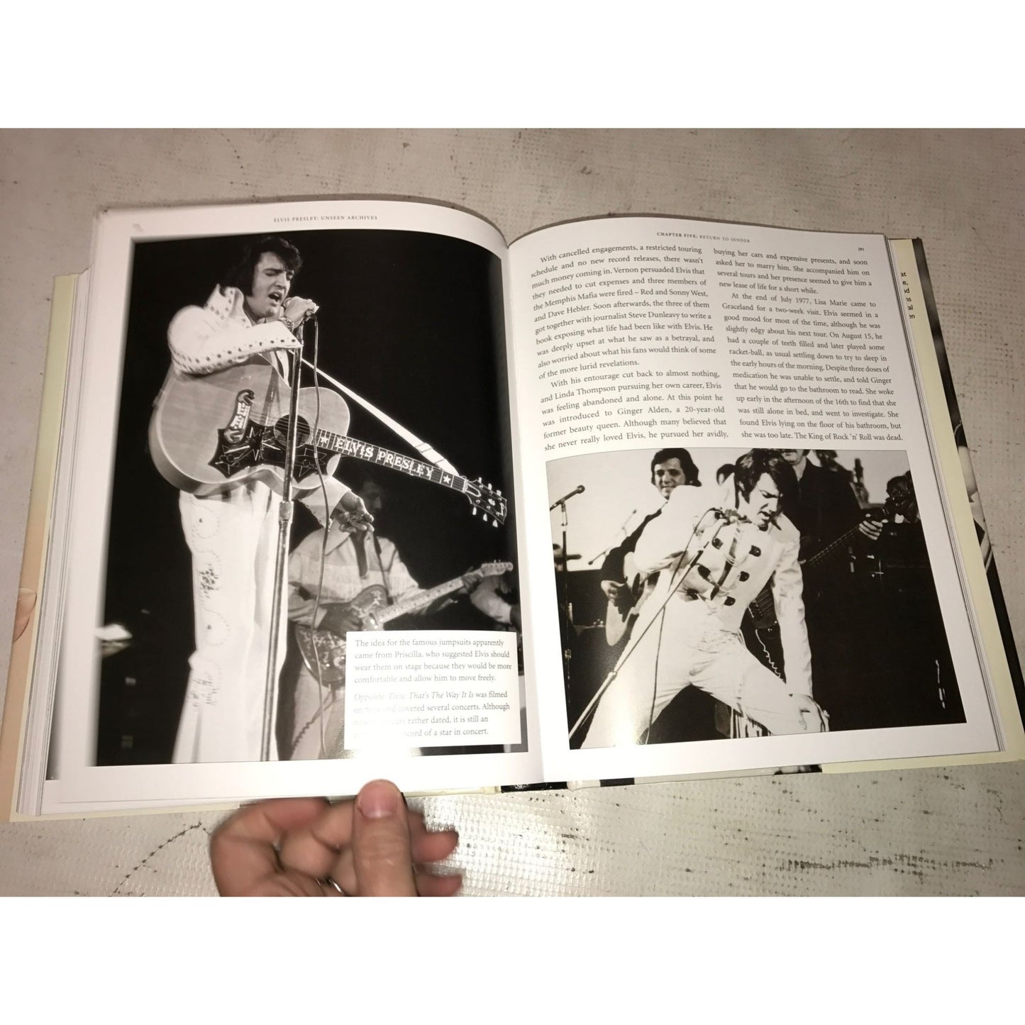 Elvis Presley Unseen Archives- Parragon Publishing Hardback Book