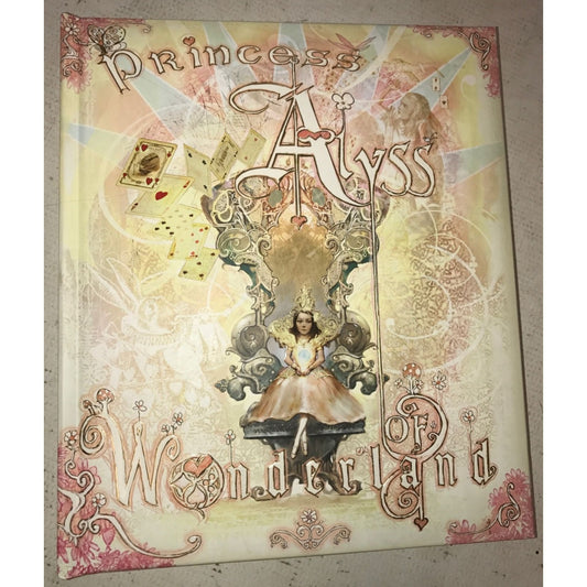 Princess Alyss of Wonderland - Beddor - scrapbook style fantasy book