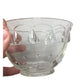 Small Crystal Serving Dish / Bowl - Watermelon seed looking pattern