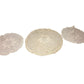 Set of 3 White/Cream Colored Handmade Crocheted Table Placemats/Doilies - A+ Stuff