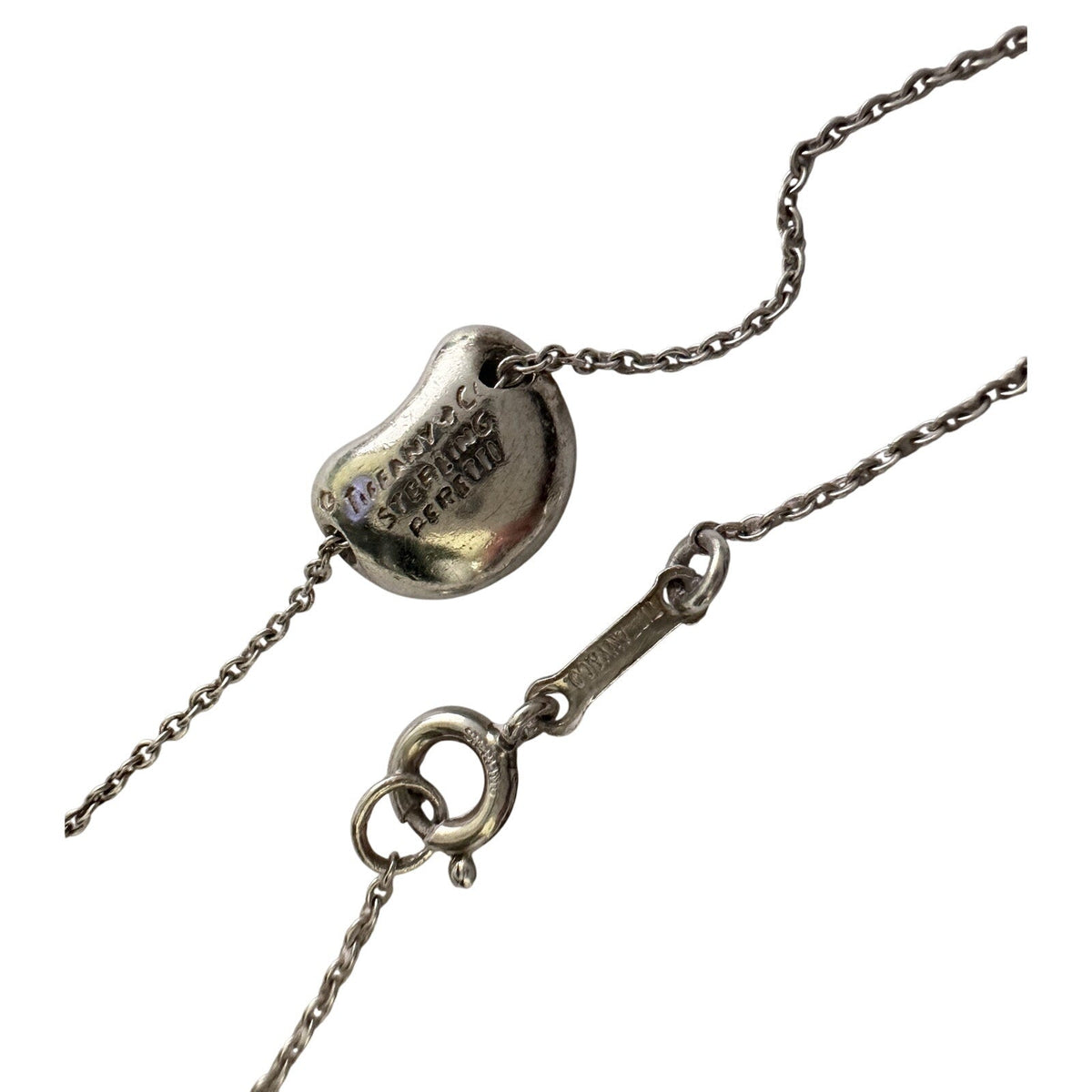 Tiffany & Co Elsa Peretti Small Bean Necklace - 18" Chain Tiffany & Co.  A+ Stuff