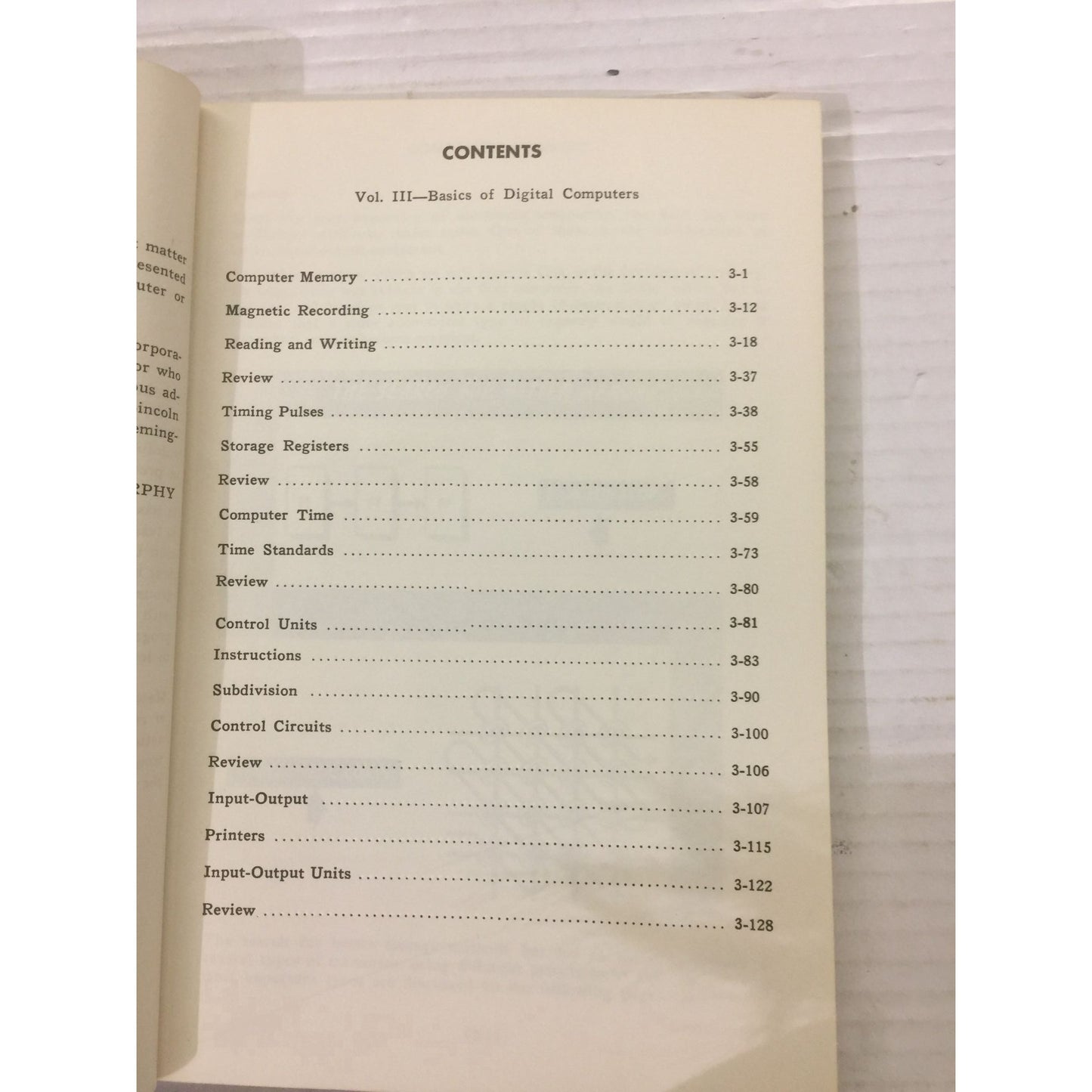 Basics of Digital Computers Vol. 3 Paperback book by John S. Murphy