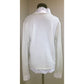 Nieman Marcus Cashmere Relaxed V-Neck Sweater with Lace Trim Size Large