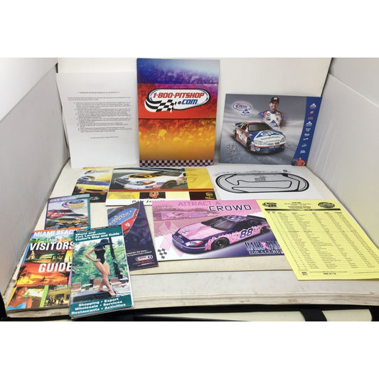 Collectible Racing Folder with Brochures, Racing Guides, Schedule of Events, Etc...