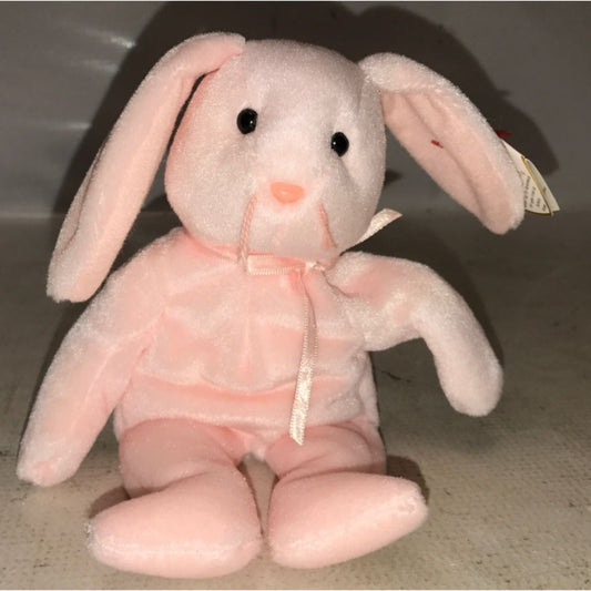 Vintage 1996 TY Beanie Baby with Tags Hoppity the Rabbit