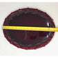 Vintage Avon 1876 Cape Cod Ruby Red Glass Oval Serving Platter  (13.5" x 11") Avon  A+ Stuff Drinking, Dining & More