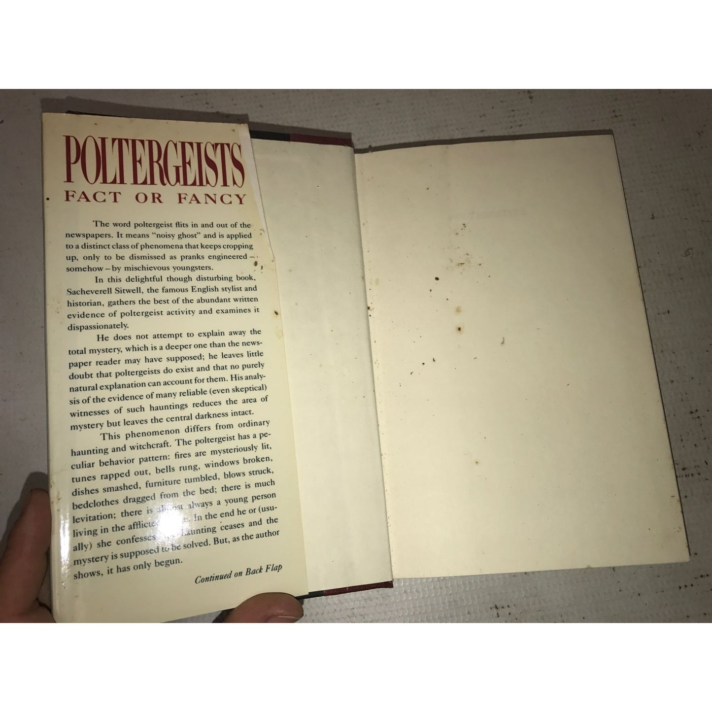 Poltergeists - Fact or Fancy Book by Sacheverell Sitwell