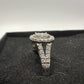 Brilliant 1/2 Ct Split Shank Lab Created Diamond Ring - Beautiful! - Size 6.75