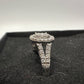 Brilliant 1/2 Ct Split Shank Lab Created Diamond Ring - Beautiful! - Size 6.75 Sun  A+ Stuff Diamond Ring