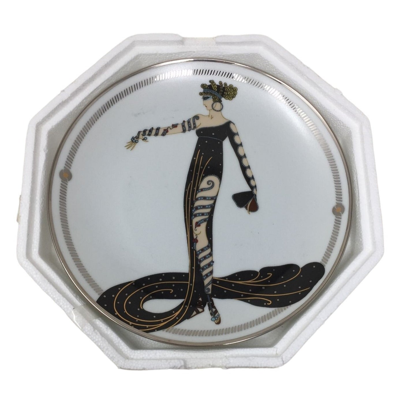 Vintage The Franklin Mint Art Deco House of Erte La Merveilleuse- Plate #: HI6362