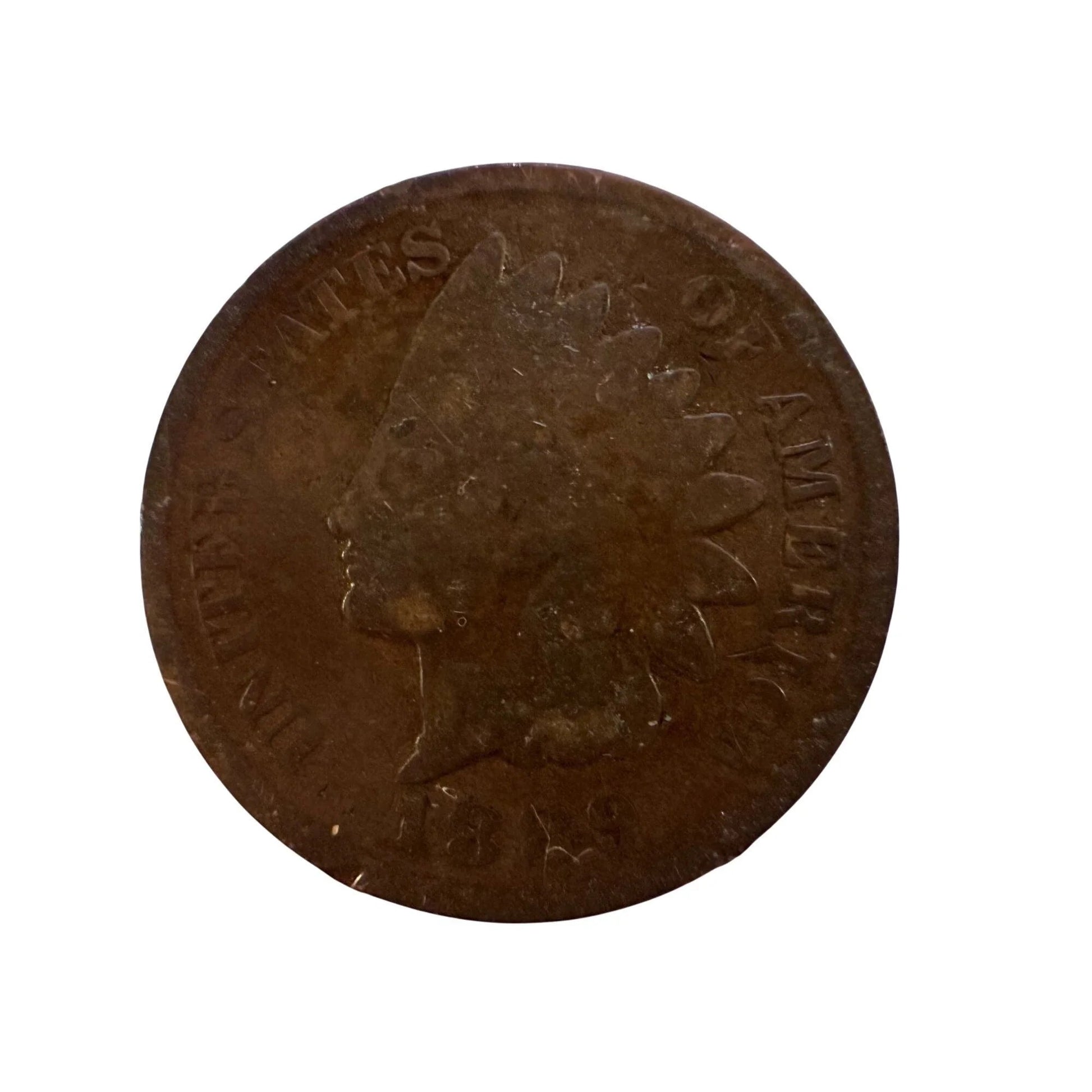 1889 United States of America Indian Head Small Cent Collectible Coin - A+ Stuff - Collectible Coins & Currency - A+ Stuff