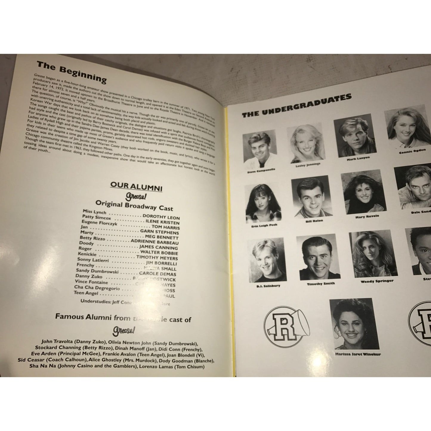 Vintage Theater Musical Program Souvenir - Grease