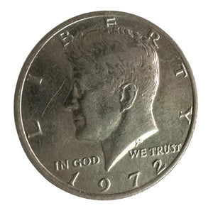 1972 Kennedy Half Dollar Coin United States Mint Collectible Circulated Condition