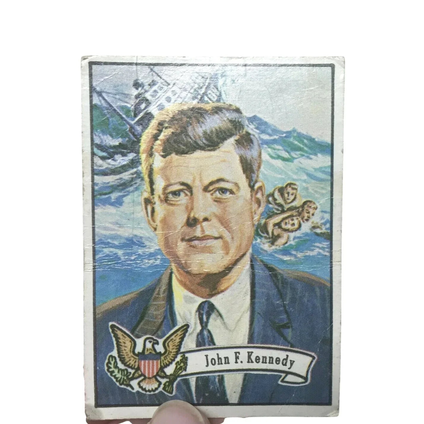 1972 Topps U.S Presidents JOHN F KENNEDY Trading Card 34 - Topps - Collectible Trading Cards - A+ Stuff