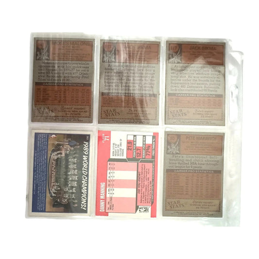 1978 - 79 Topps Basketball cards (4) with Danny Manning & Detroit Pistons Champions Cards (1989) - Fleer - Collectible Trading Cards - A+ Stuff