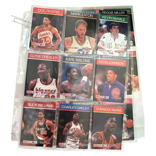 1989 - 90 NBA Hoops Basketball Set of 25 Cards Featuring Stars & Legends - NBA Hoops - Collectible Trading Cards - A+ Stuff