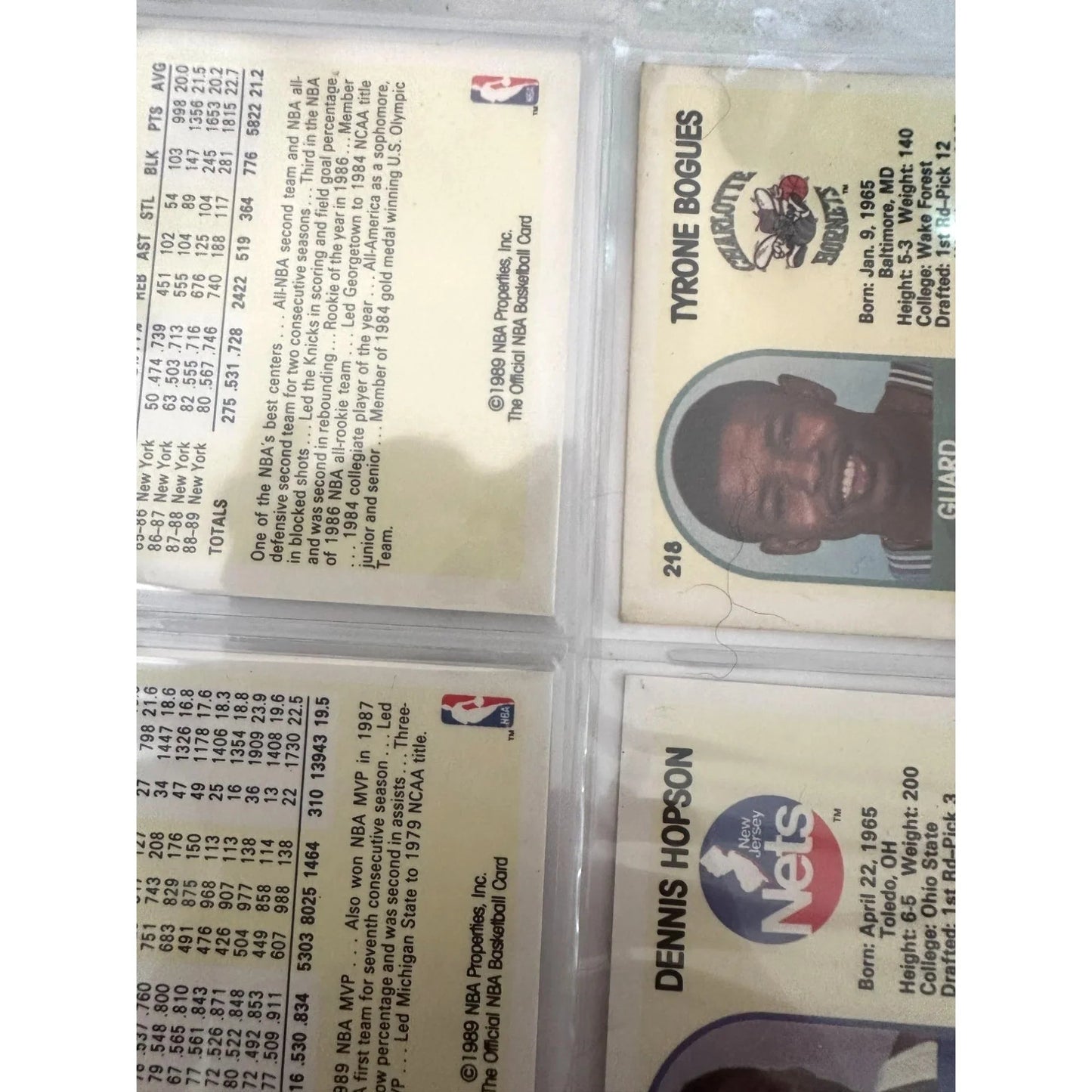 1989 NBA Hoops Basketball Trading Cards Set Featuring Earvin Johnson Patrick Ewing & More - NBA Hoops - A+ Stuff