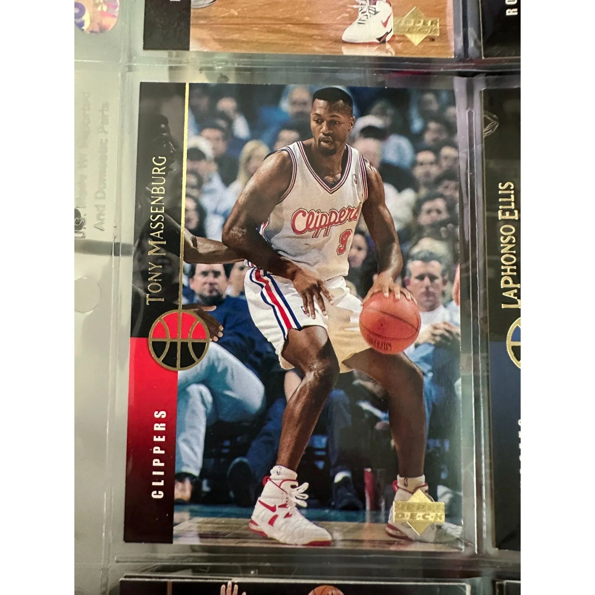 1994 - 95 Upper Deck NBA Basketball Cards Lot Featuring Jo Jo English Kenny Smith Terry Porter & Tony Massenburg - Upper Deck - A+ Stuff