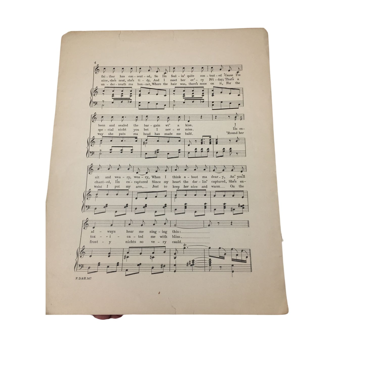 ''I Love a Lassie or Ma Scott Bluebell'' by Harry Lauder & Gerald Grafton