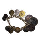 Vintage 1950s Older Foreign Coin Bracelet - Coins from Around the World