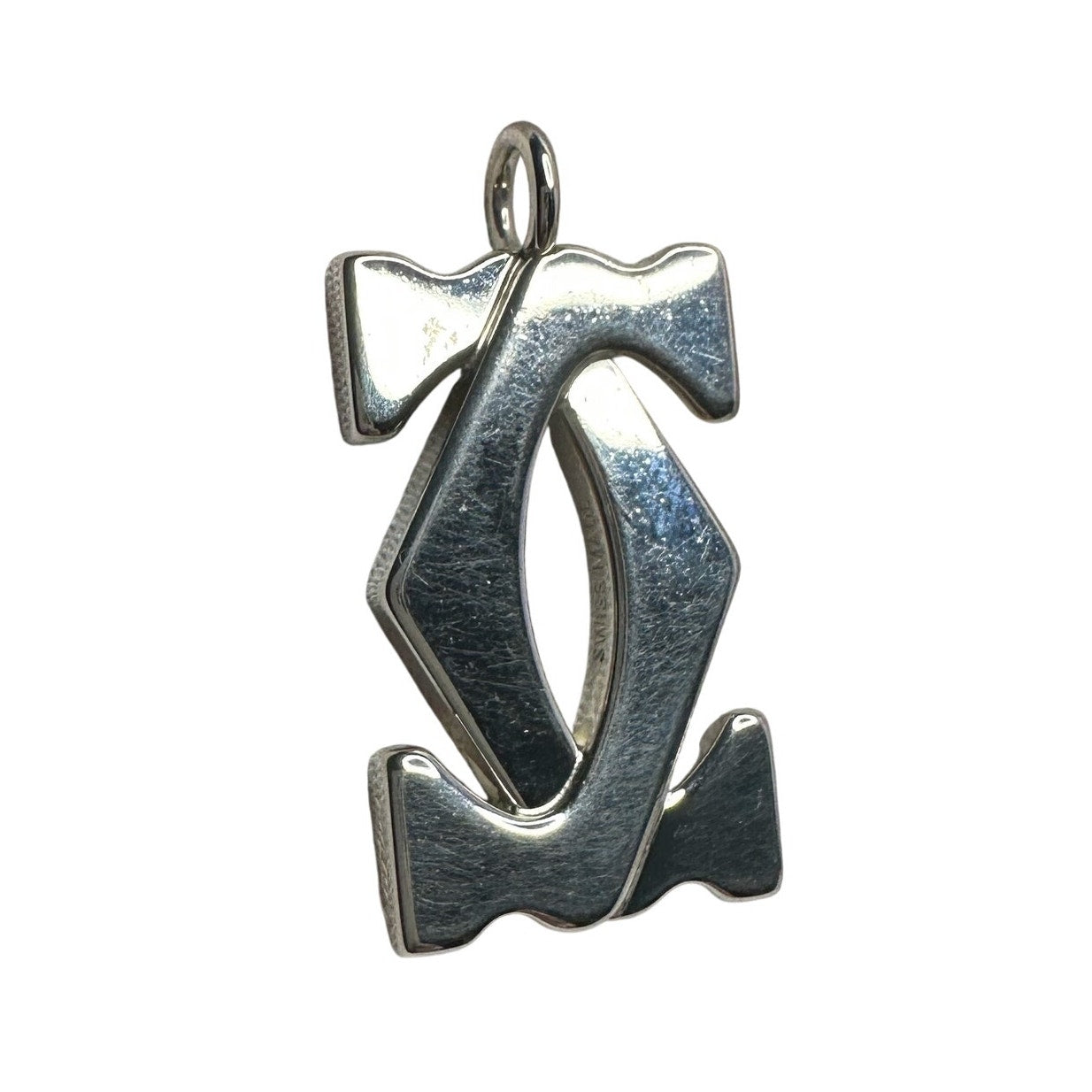 Cartier 2C Logo Pendant  (aka C De Cartier Necklace Top)