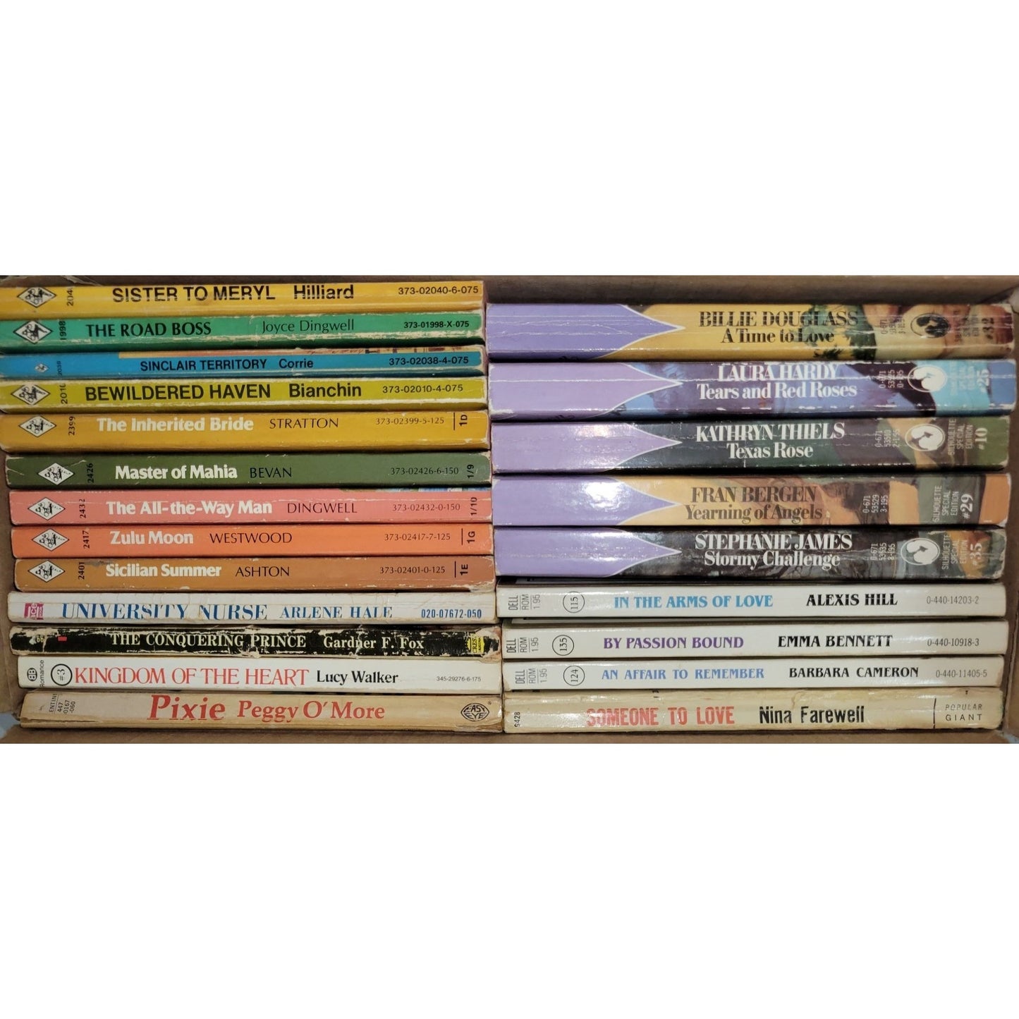 Vintage Romance Novels (22 Titles) - Harlequin and Others - Well Kept Collection!