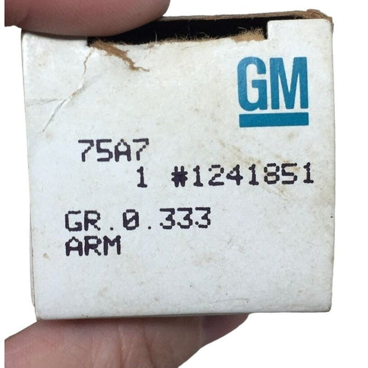 Genuine GM Part - No 1241851 - ARM - new in package - GROUP 0.333 - vintage discontinued General Motors Part - Auto Part -