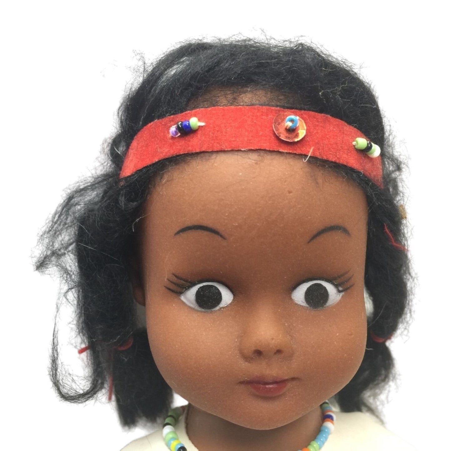 Native American Girl Doll (plastic) Vintage (1970s) Collectible Cultural Doll