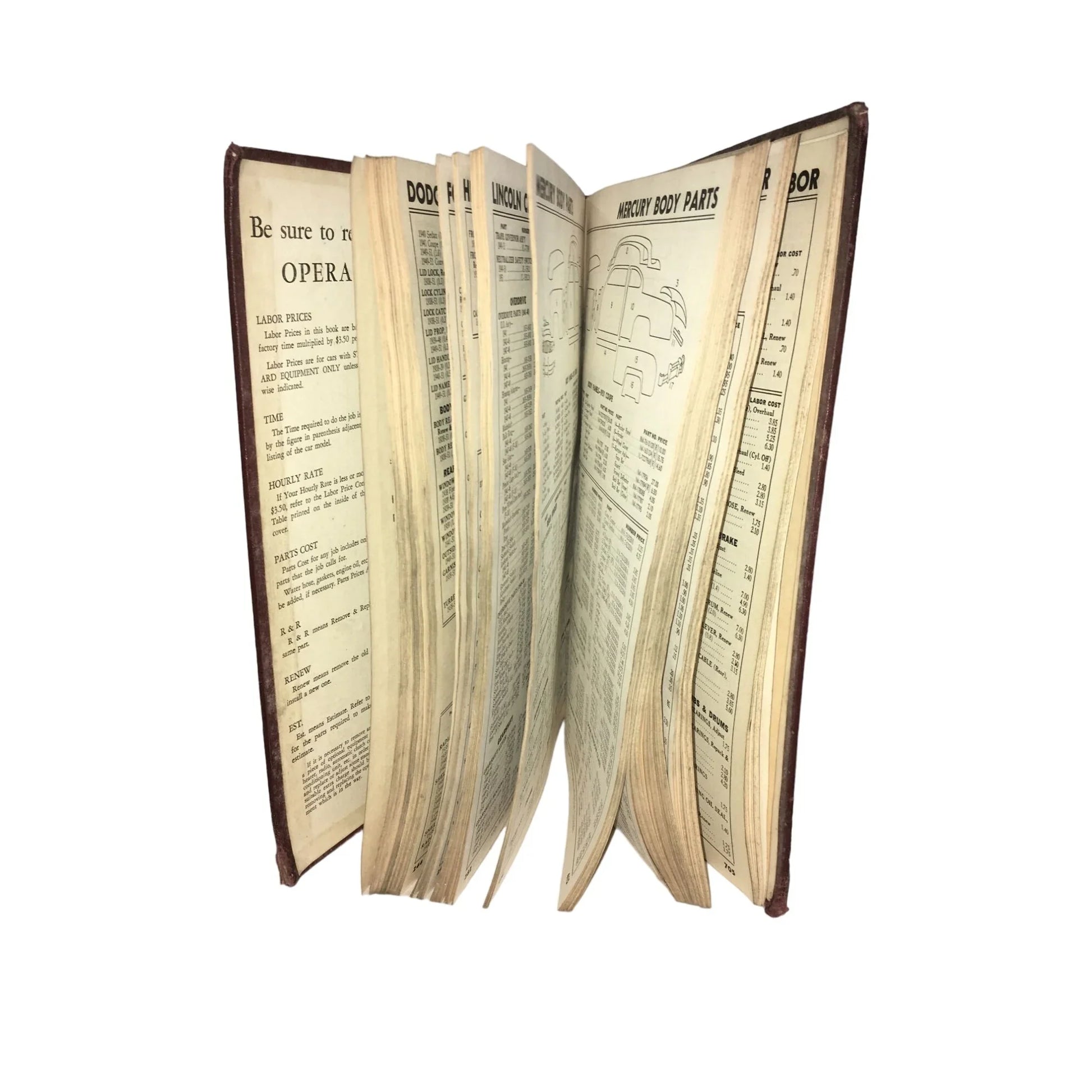 Motors Flat Rate Manual Keep Em Rolling with Motors Manuals Vintage Book - A+ Stuff