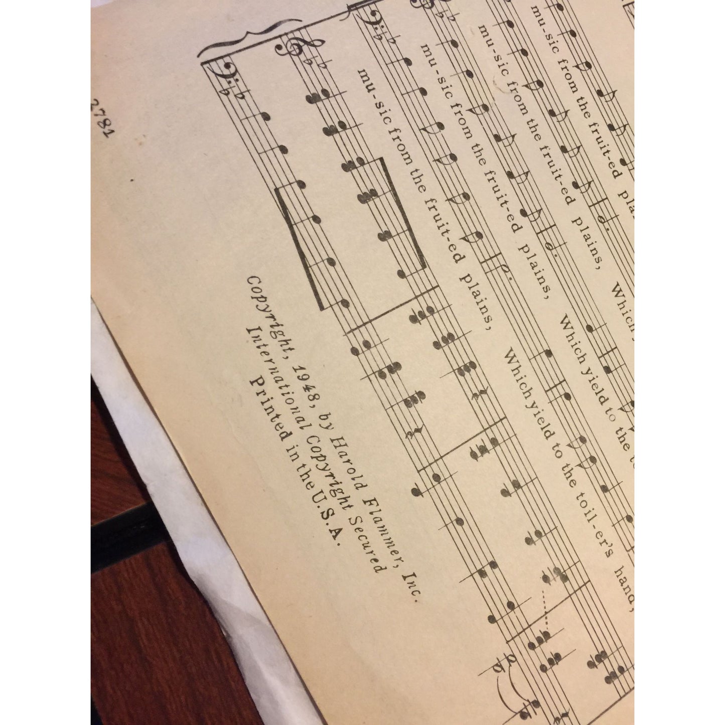 G. Schirmer's Secular Choral Music & Harold Flammer Choral Series Sheet Music