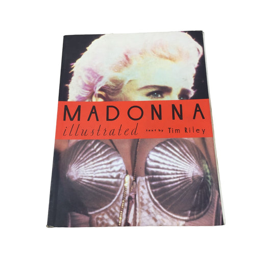 Vintage 1992- Madonna Illustrated Paperback Book By Tim Riley