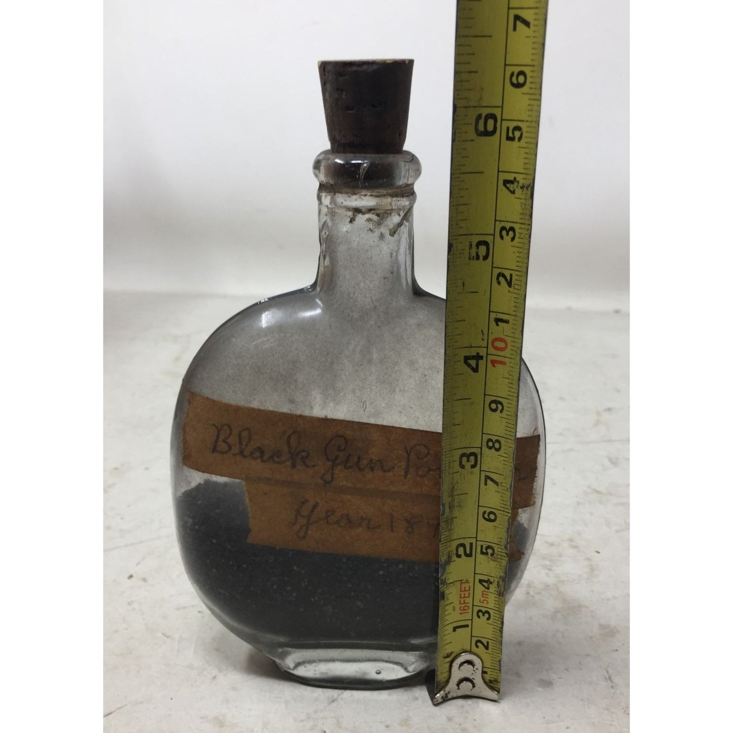 Vintage Bottle of Black Powder from 1890 (Read label)