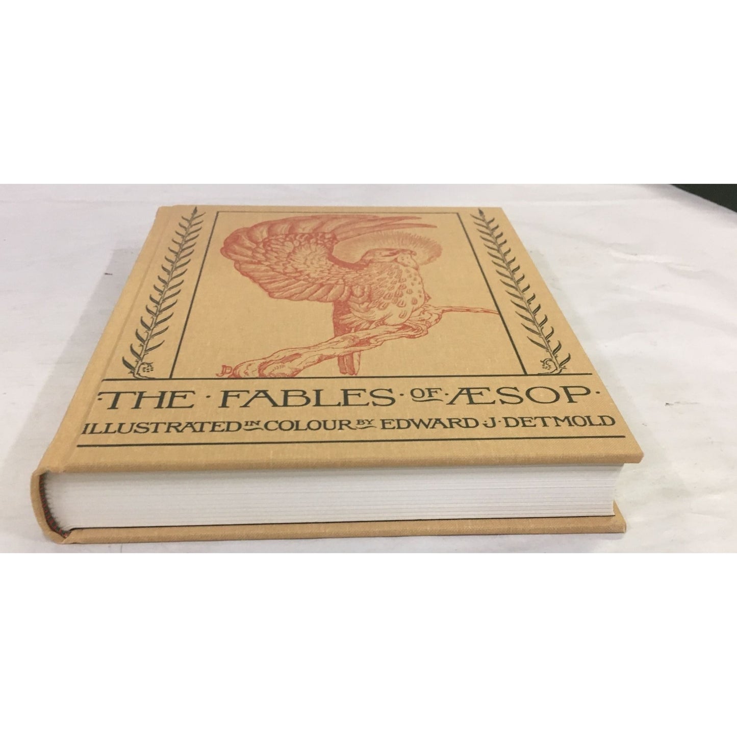 The Fables of Aesop Illustrated in Colour by Edward J Detmold Book