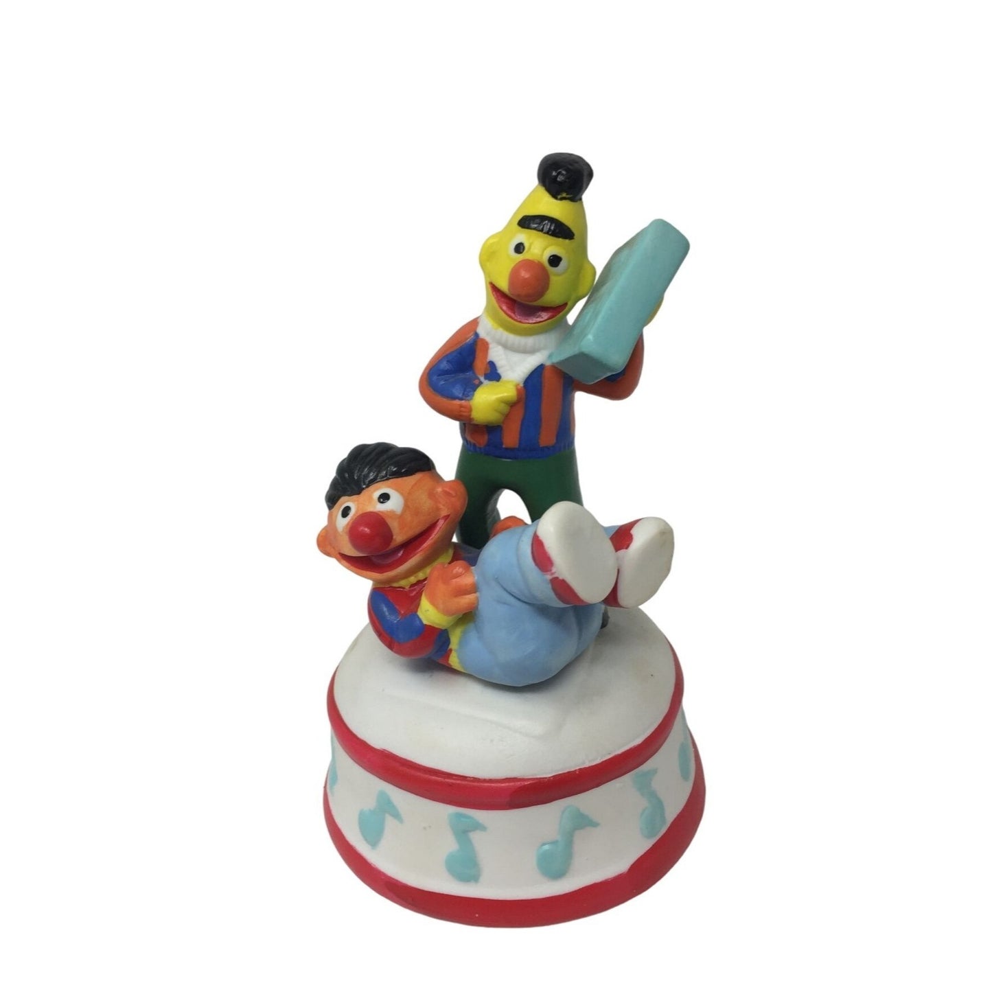 Vintage Bert and Ernie Sesame Street Hand Painted Collectible Music Box