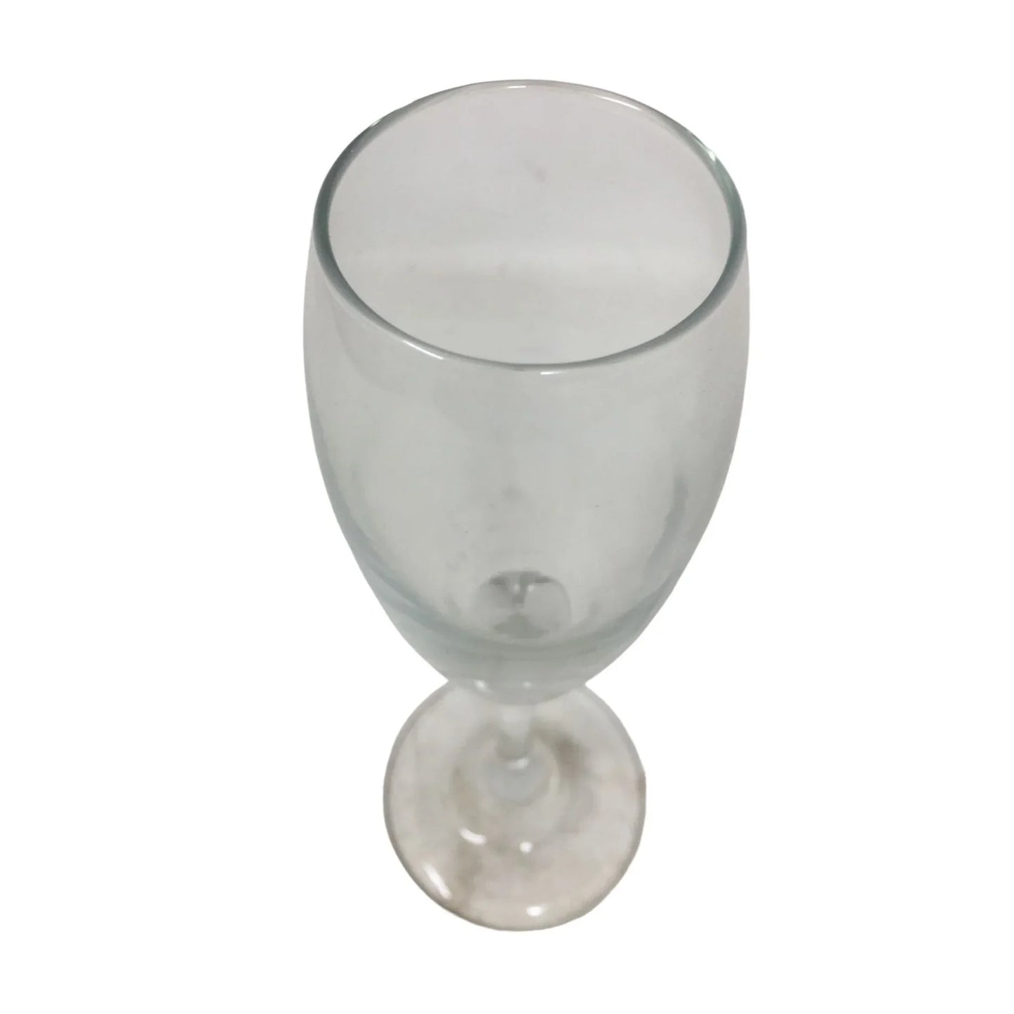 Set of 3 Clear Stemmed Glass Champagne Flutes- About 8" Tall Each - A+ Stuff