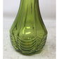 Vintage Green Glass Avon Honeysuckle Foaming Bath Oil Bottle - EMPTY