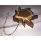 Brown Wood Carved LADYBUG CHRISTMAS ORNAMENT