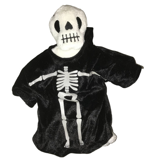 Vintage 2000 Ty Beanie Baby Skeleton Plush Named Creepers