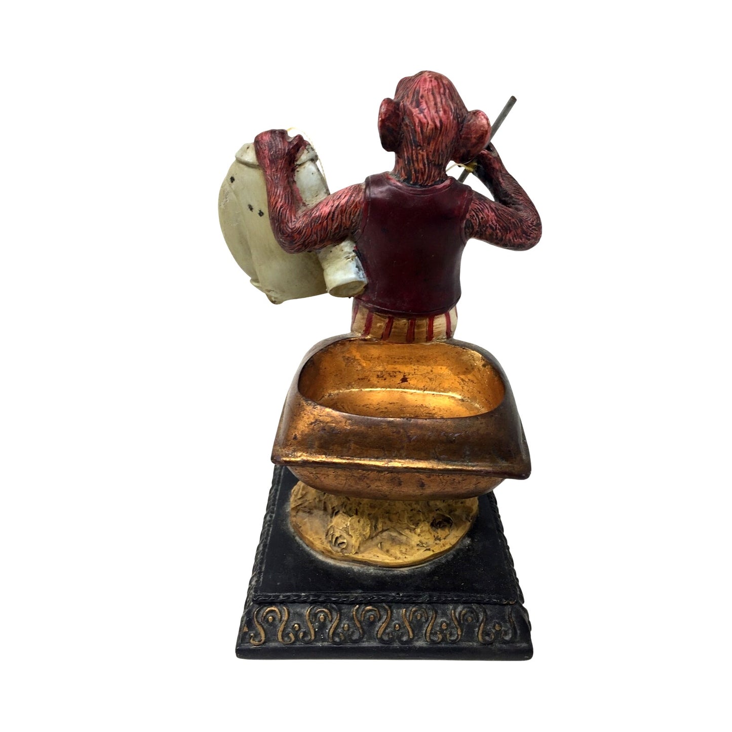 Vintage Monkey Sewing a Shirt Pincushion (Cushion is missing)