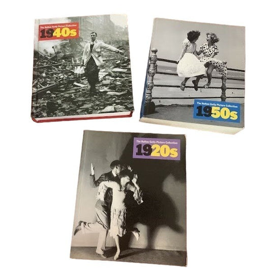 The Hulton Getty Picture Collection Era Book Set - 1920s, 1940s & 1950's - great vintage photos from the time periods