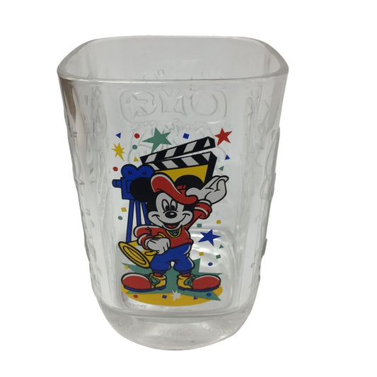 Vintage 2000 Walt Disney World Disney Studios Mickey Mouse Collectible Glass