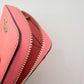 Kate Spade Pink Multi Pocket Compact Zip Wallet