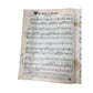 ''BE MINE TONIGHT'' SHEET MUSIC