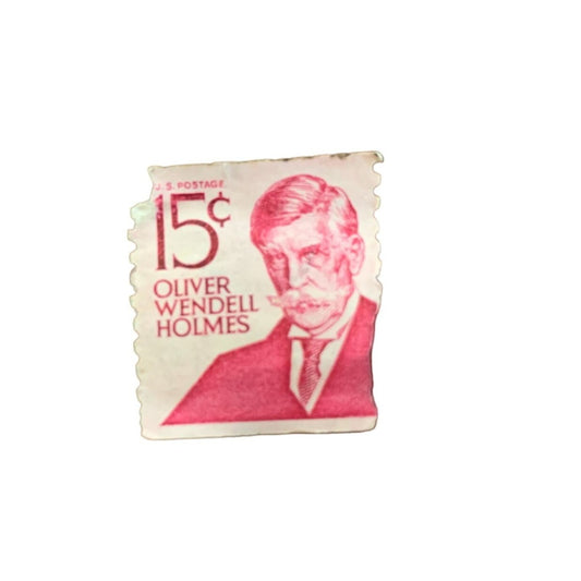 Oliver Wendell Holmes 15 Cent Vintage Collectible Postage Stamp