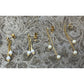 2 Pairs of Women's Beautiful Gold Tone & Faux Pearl Drop Dangle Earrings - A+ Stuff - Earrings - A+ Stuff