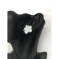 2 Pairs of Women's Flower Earrings (1 black and 1 white pair) - A+ Stuff - Earrings - A+ Stuff